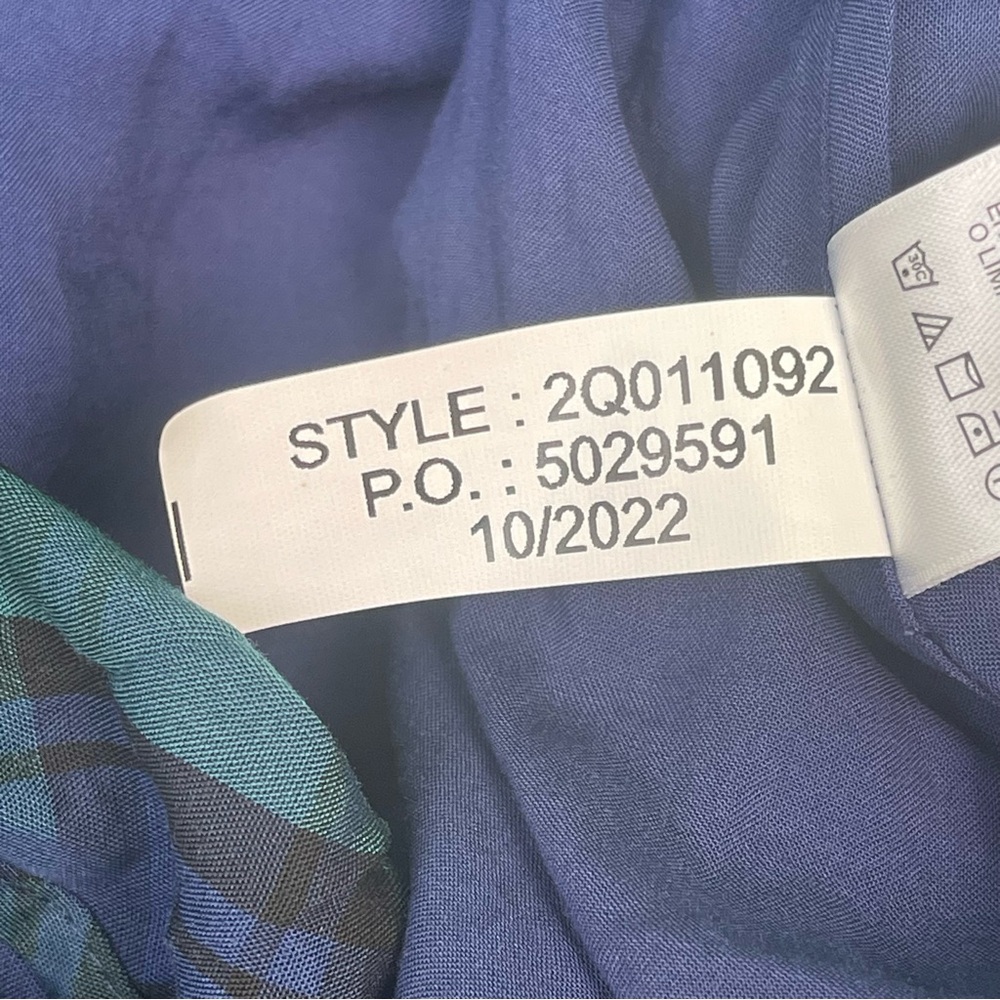 Vineyard Vines NWT Blackwatch Smocked Plaid Ruffle Dress Charleston Green 2XL - Picture 5 of 7